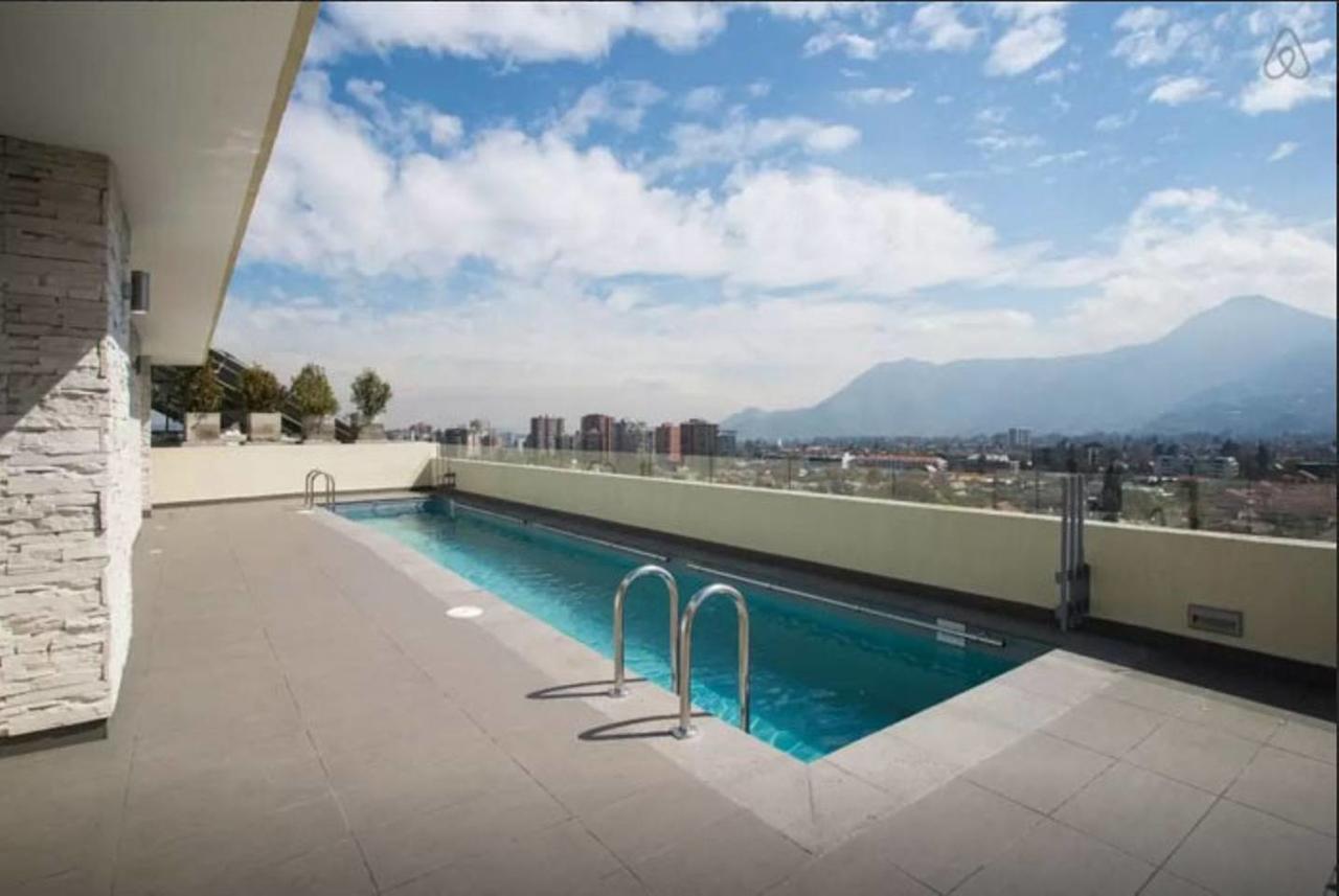 Appartement Lotus Blanc Studio- w/ Mountain View, Pool&Gym à Santiago du Chili Extérieur photo