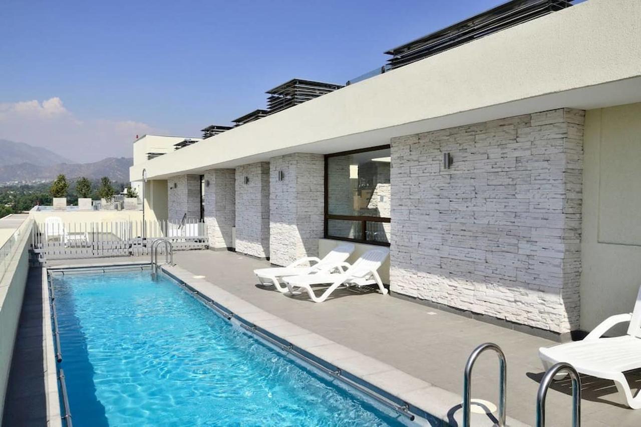 Lotus Blanc Studio- w/ Mountain View, Pool&Gym Santiago du Chili Extérieur photo